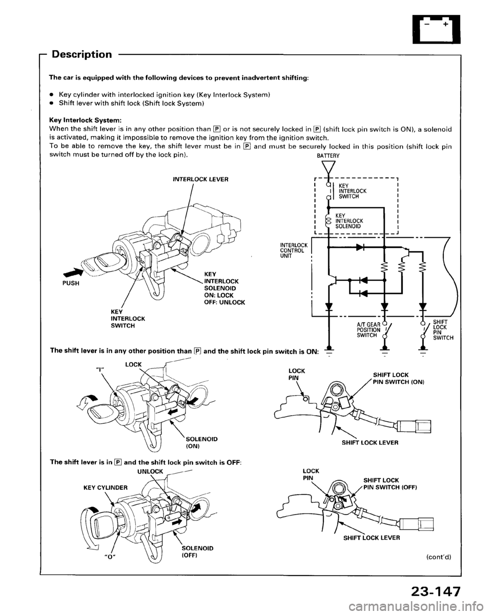 HONDA ACCORD 1995  Service Repair Manual 