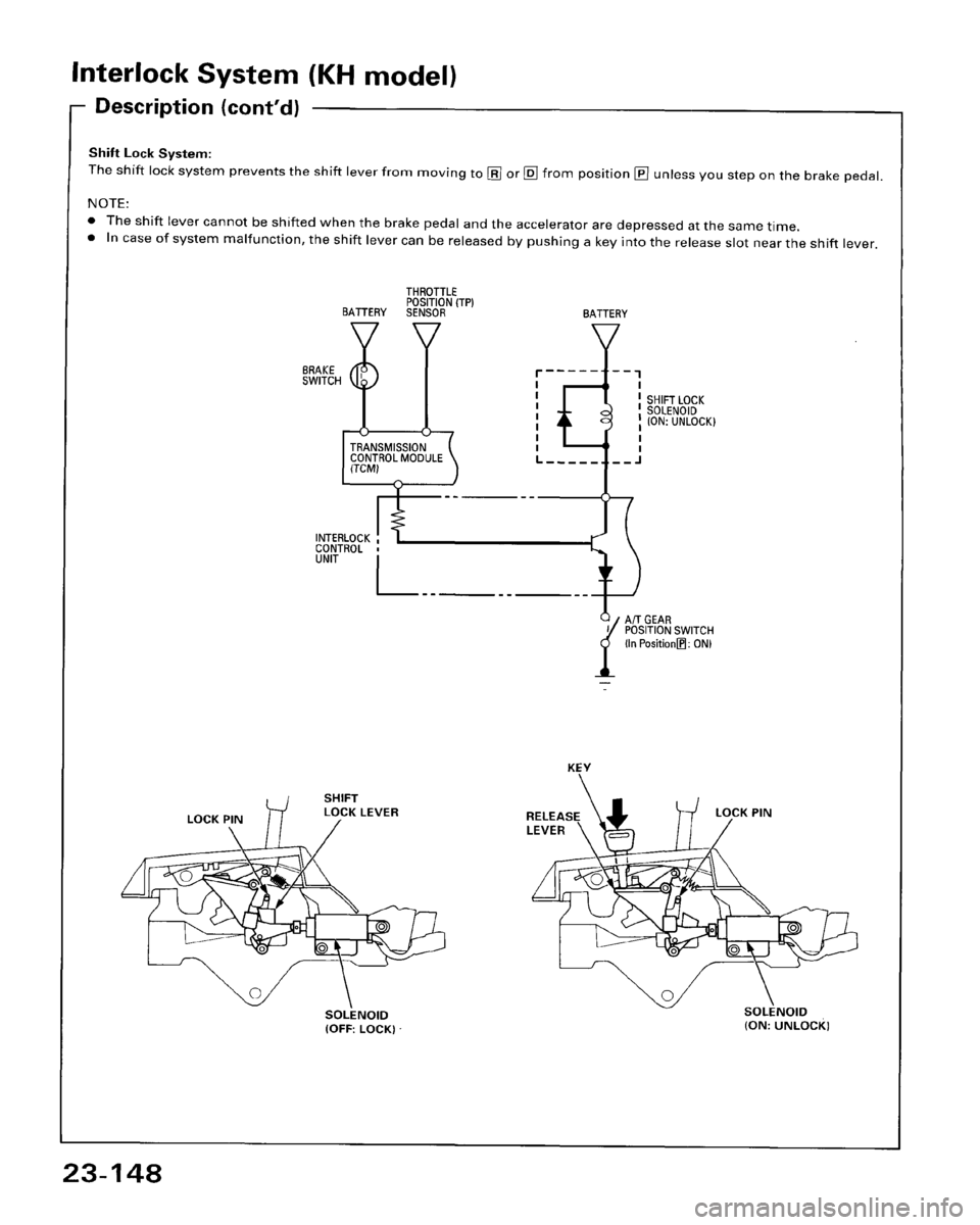 HONDA ACCORD 1995  Service Repair Manual 