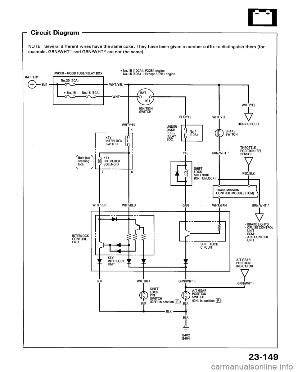 HONDA ACCORD 1995  Service Repair Manual 