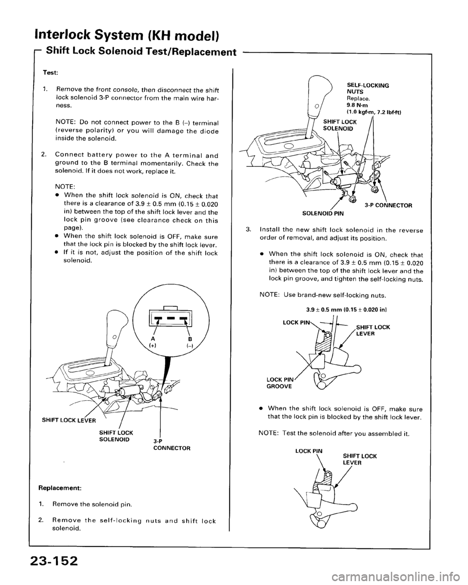 HONDA ACCORD 1995  Service Repair Manual 