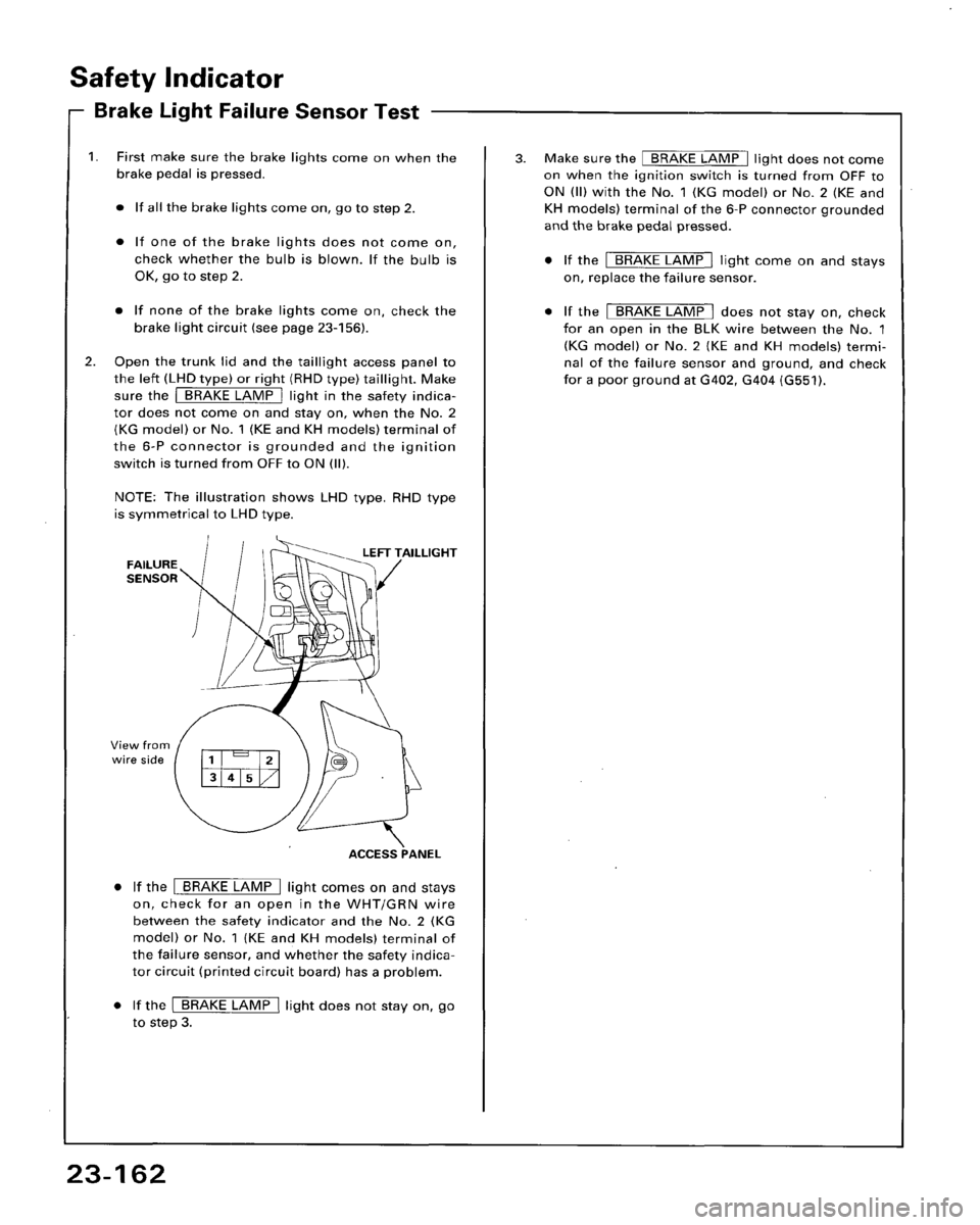 HONDA ACCORD 1995  Service Repair Manual 