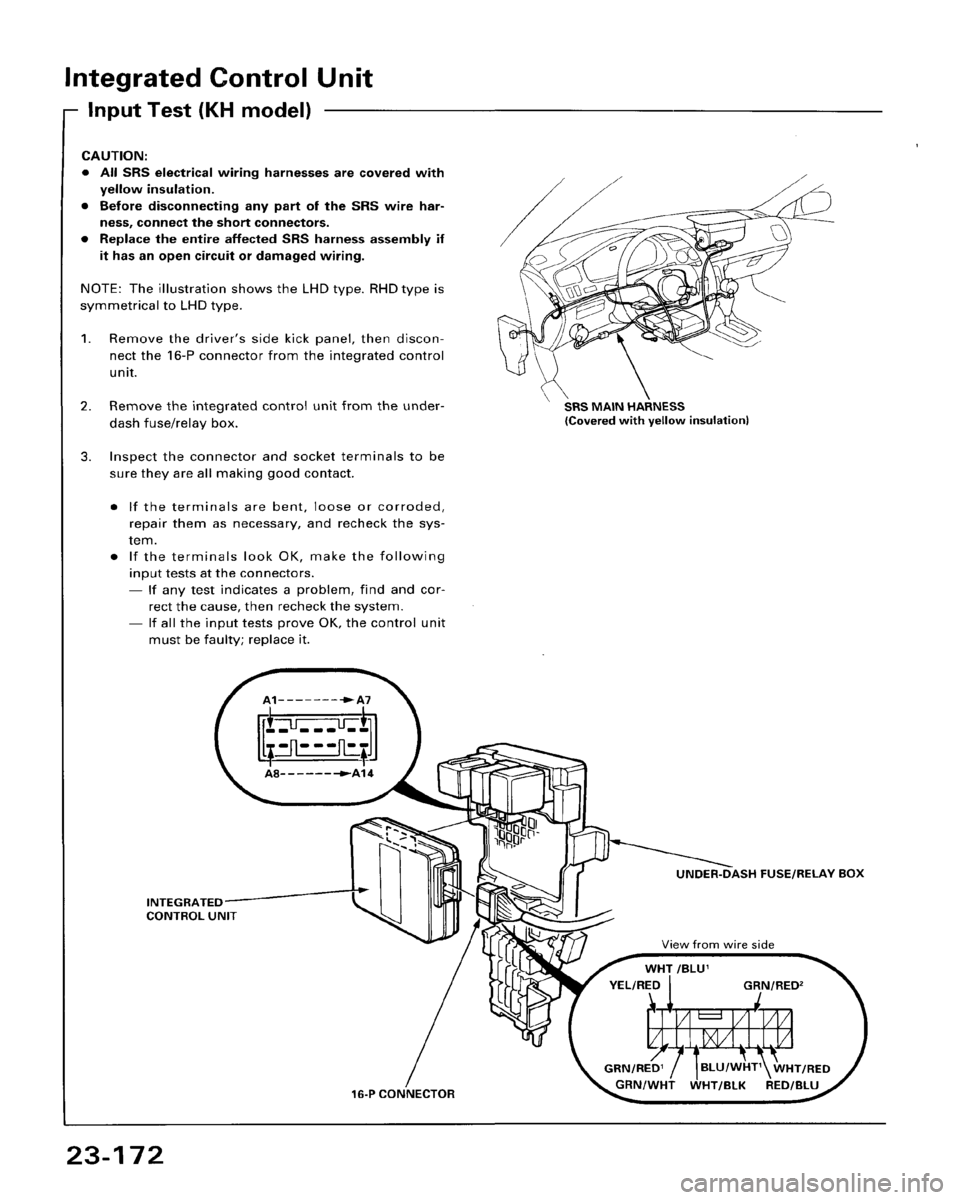 HONDA ACCORD 1995  Service Repair Manual 