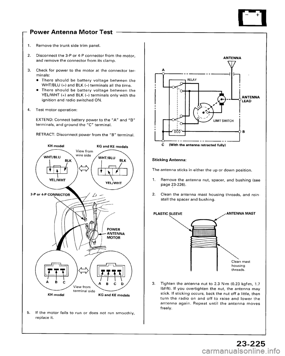 HONDA ACCORD 1995  Service Repair Manual 