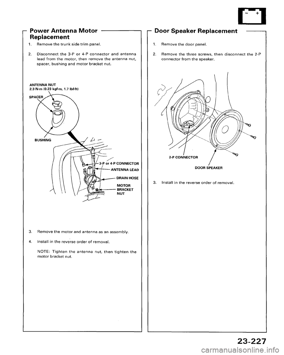 HONDA ACCORD 1995  Service Repair Manual 