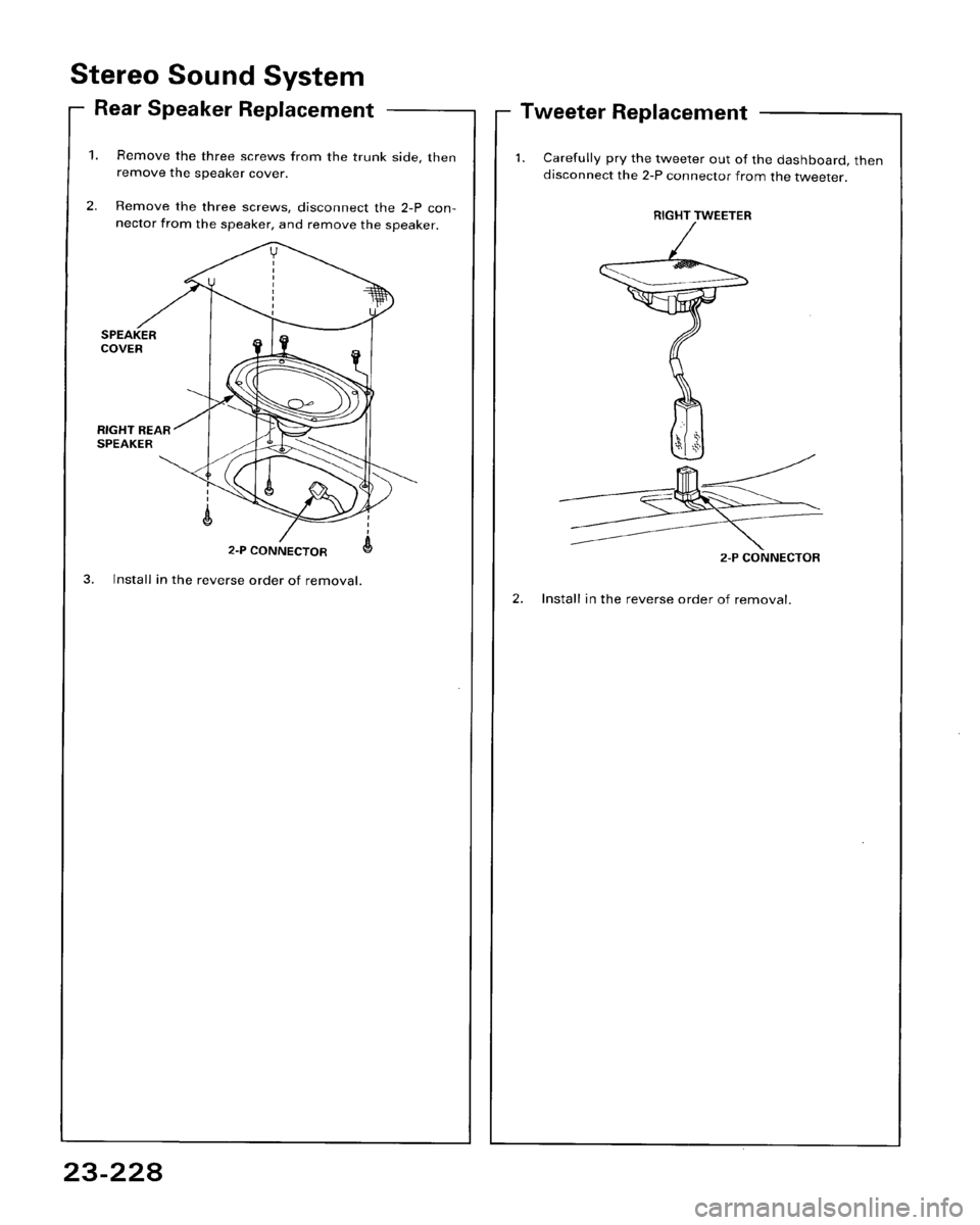 HONDA ACCORD 1995  Service Repair Manual 