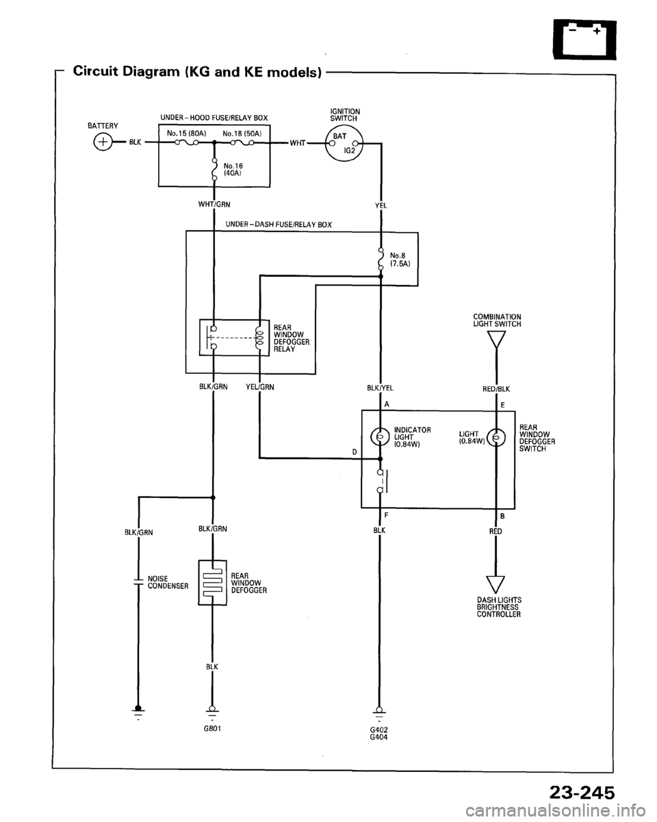 HONDA ACCORD 1995  Service Repair Manual 