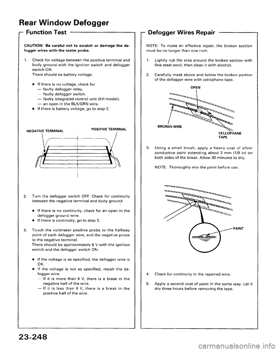 HONDA ACCORD 1995  Service Repair Manual 