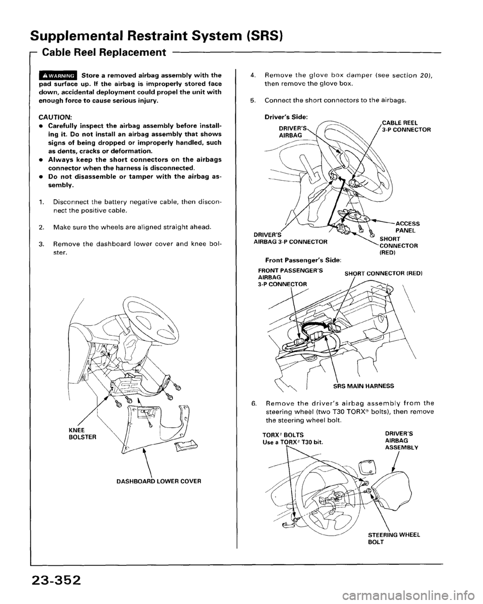 HONDA ACCORD 1995  Service Repair Manual 