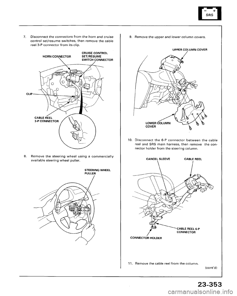 HONDA ACCORD 1995  Service Repair Manual 