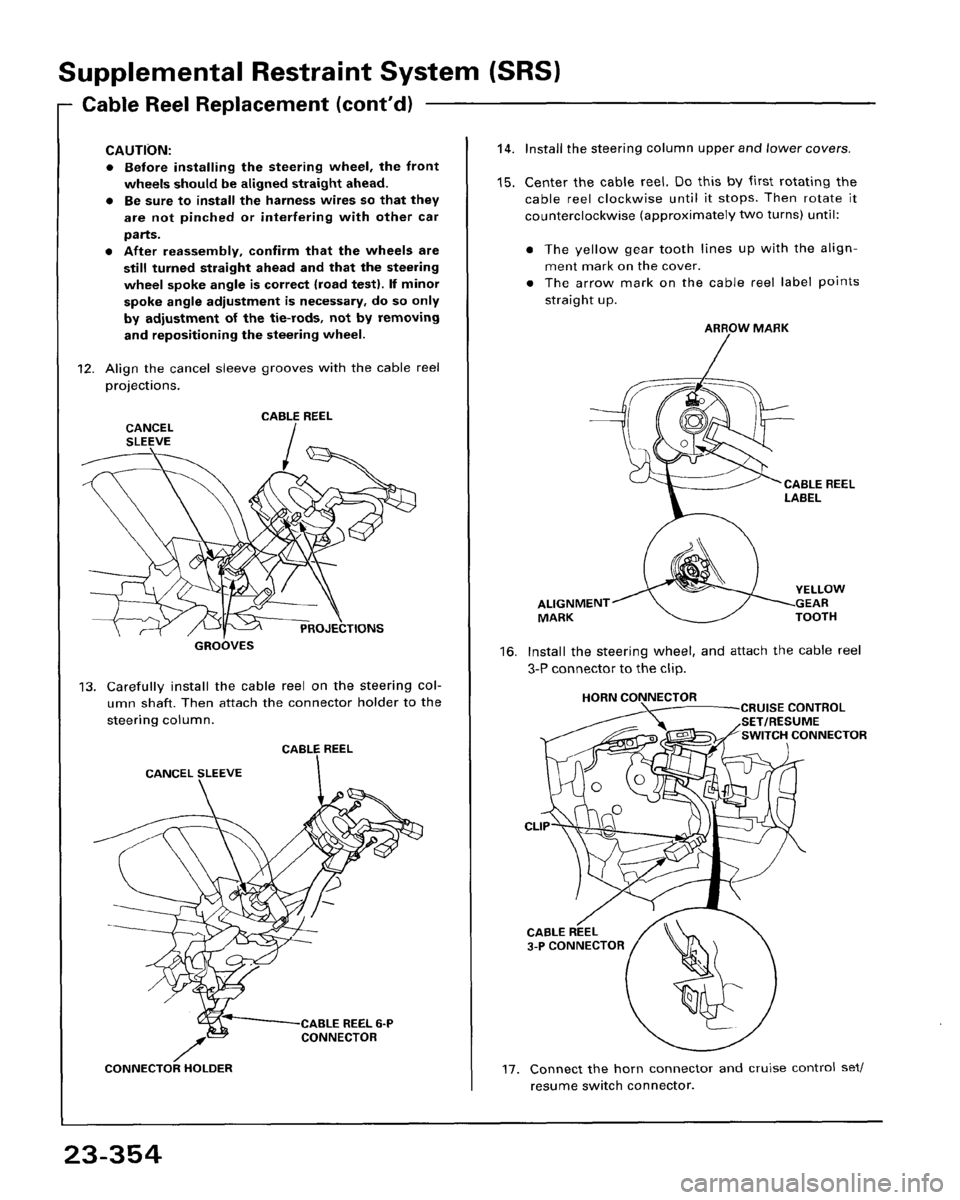 HONDA ACCORD 1995  Service Repair Manual 