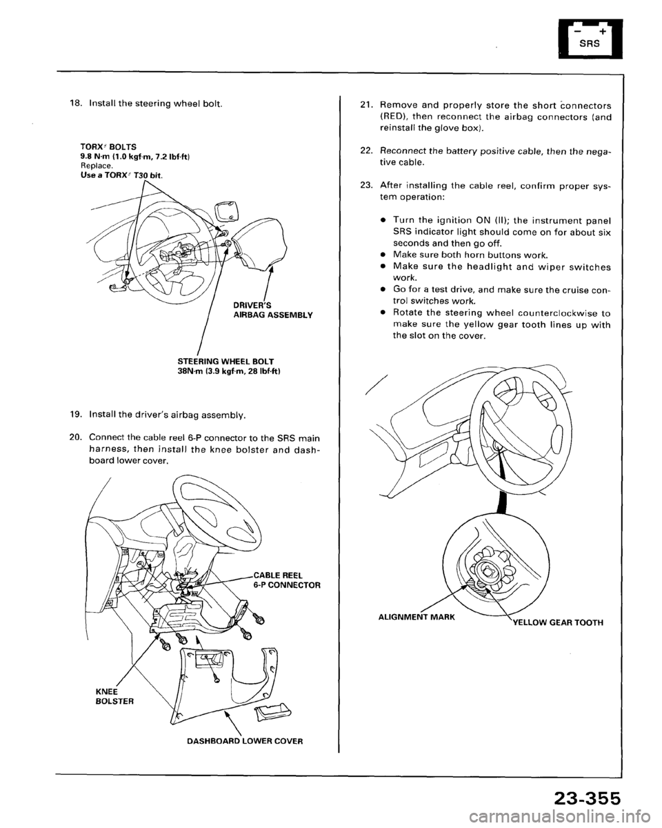 HONDA ACCORD 1995  Service Repair Manual 