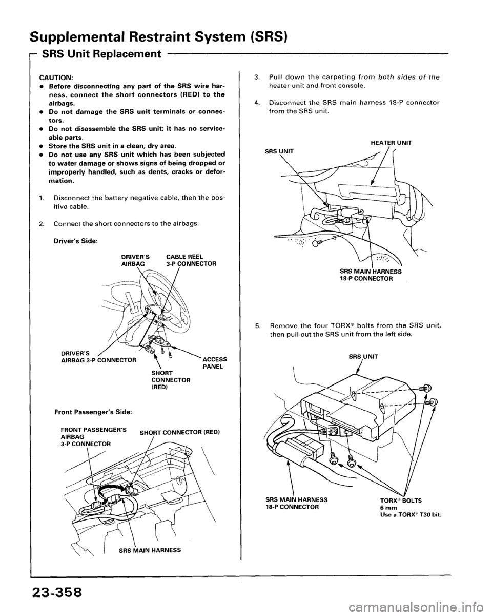 HONDA ACCORD 1995  Service Repair Manual 