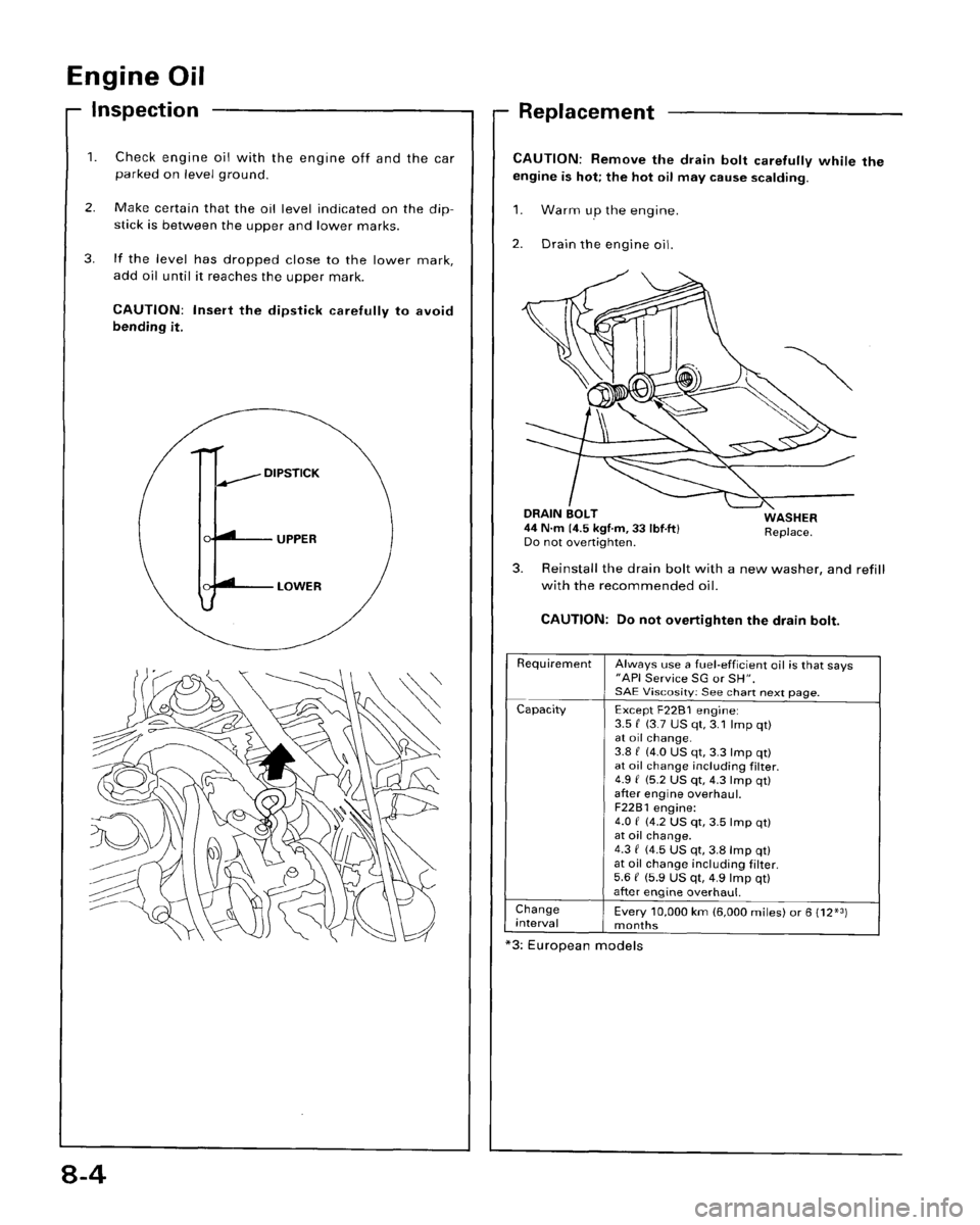 HONDA ACCORD 1995  Service Repair Manual 