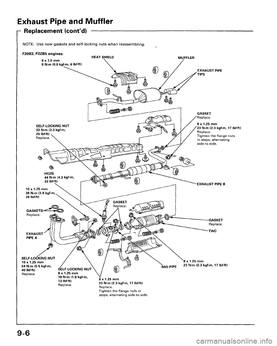 HONDA ACCORD 1995  Service Repair Manual 