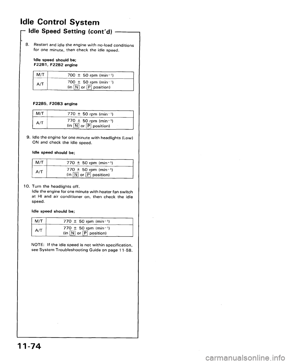 HONDA ACCORD 1995  Service Repair Manual 