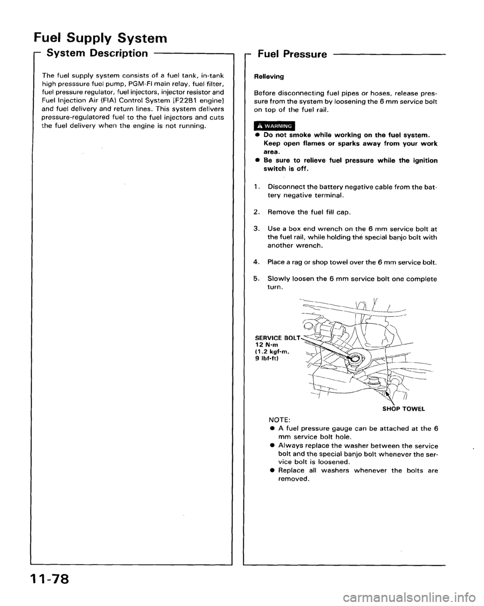 HONDA ACCORD 1995  Service Repair Manual 