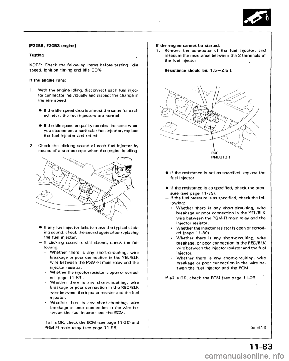 HONDA ACCORD 1995  Service Repair Manual 