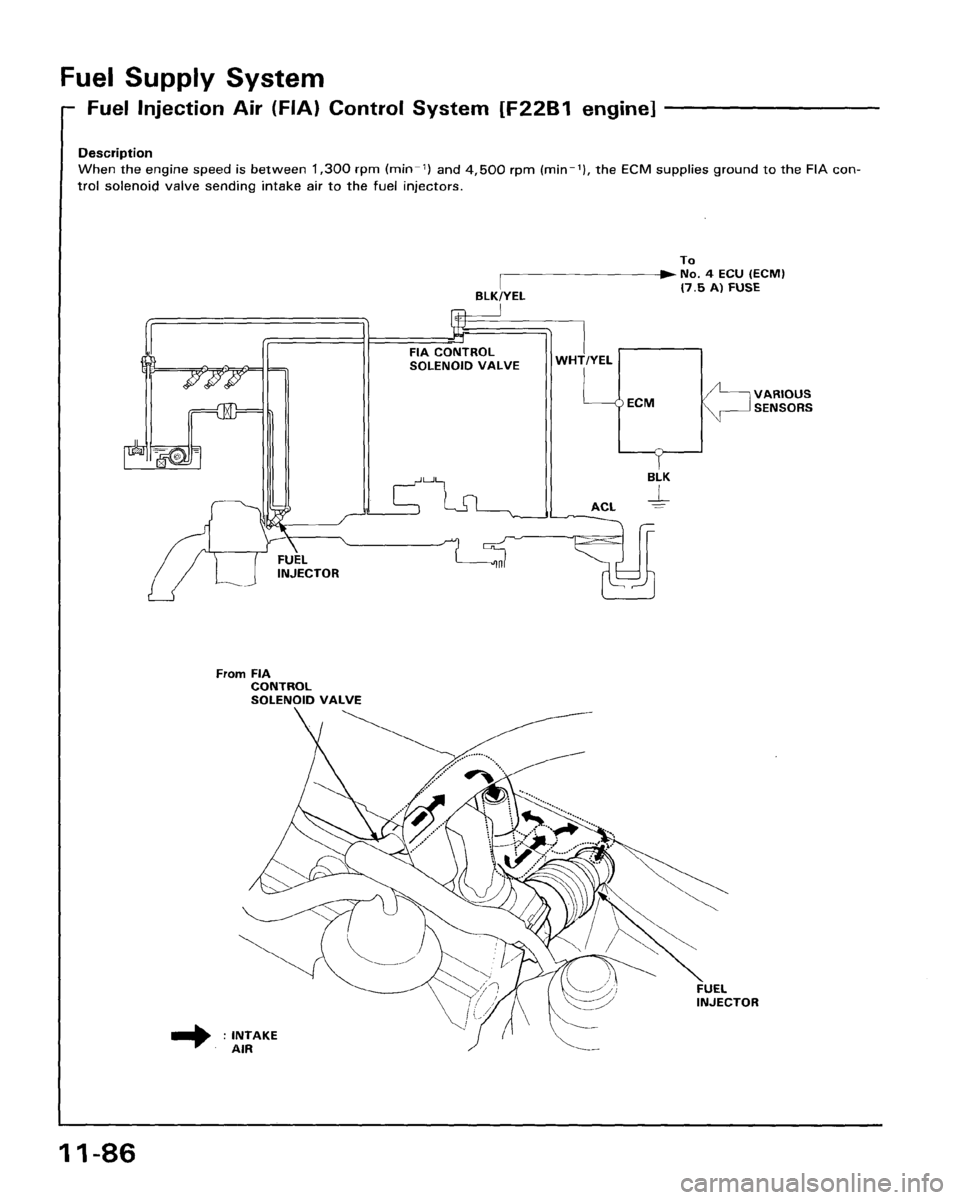 HONDA ACCORD 1995  Service Repair Manual 