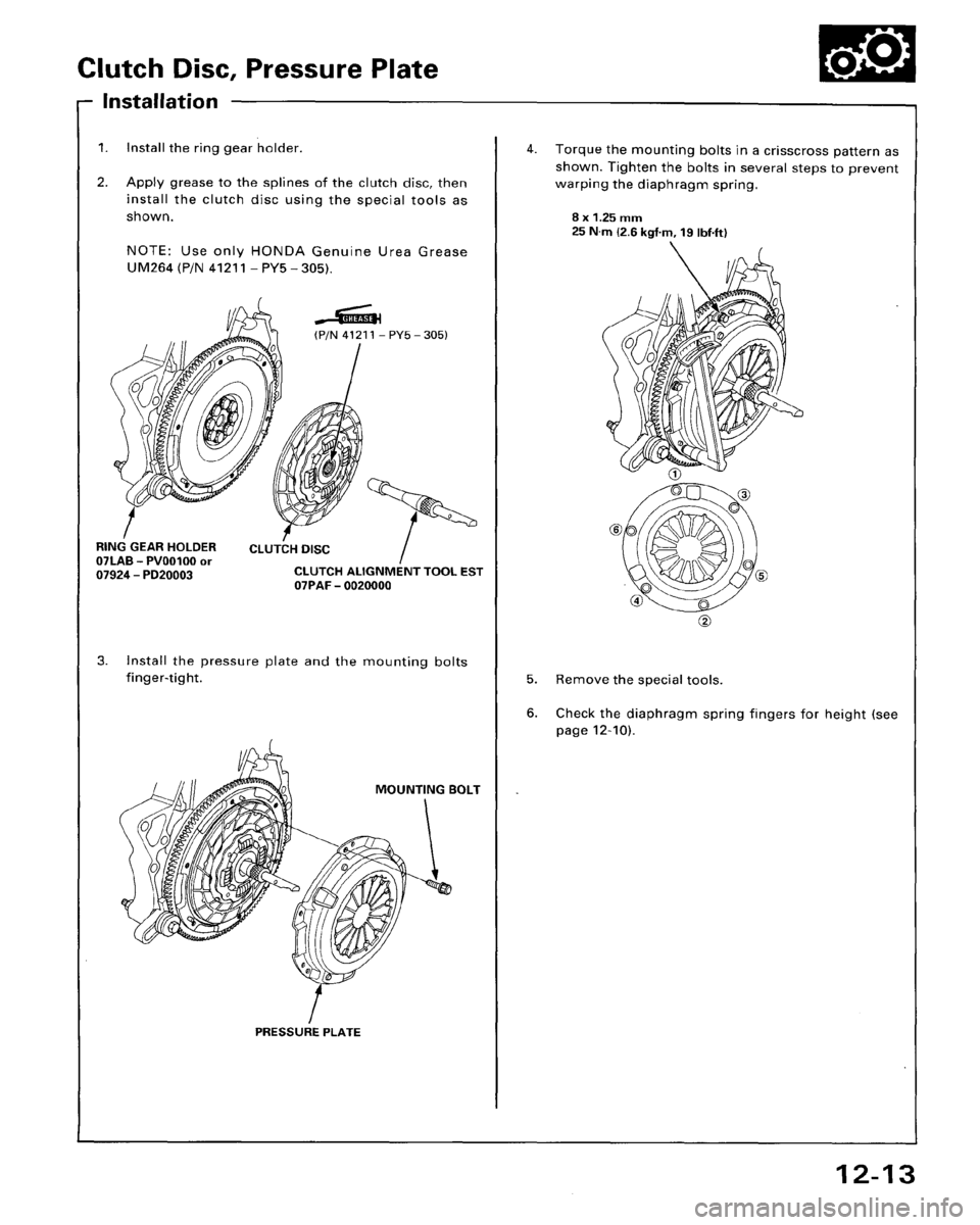 HONDA ACCORD 1995  Service Repair Manual 