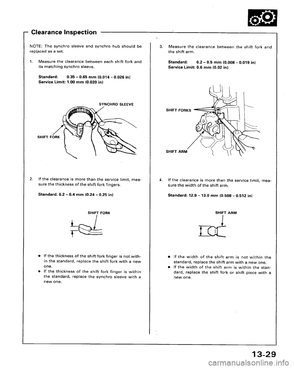 HONDA ACCORD 1995  Service Repair Manual 