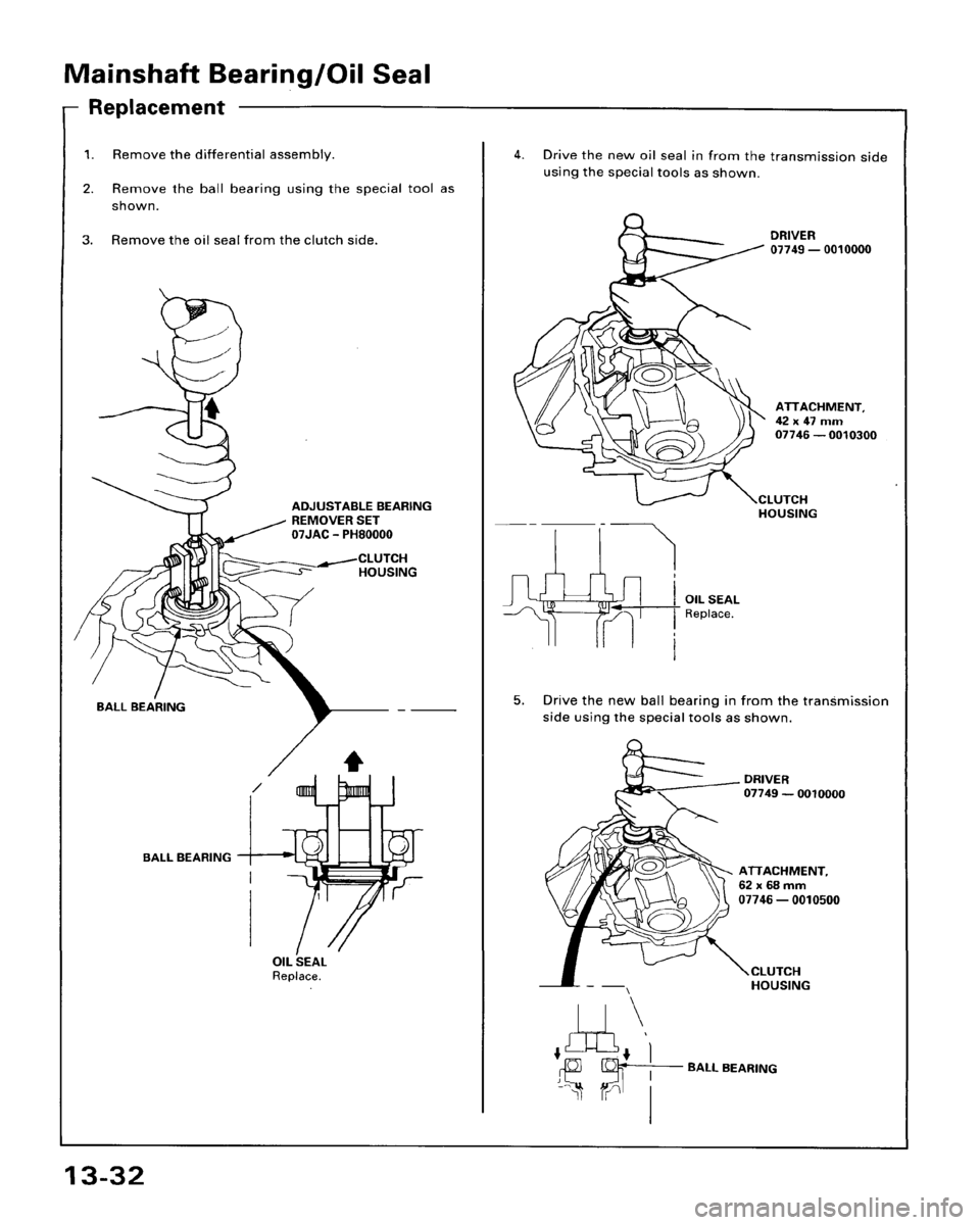 HONDA ACCORD 1995  Service Repair Manual 