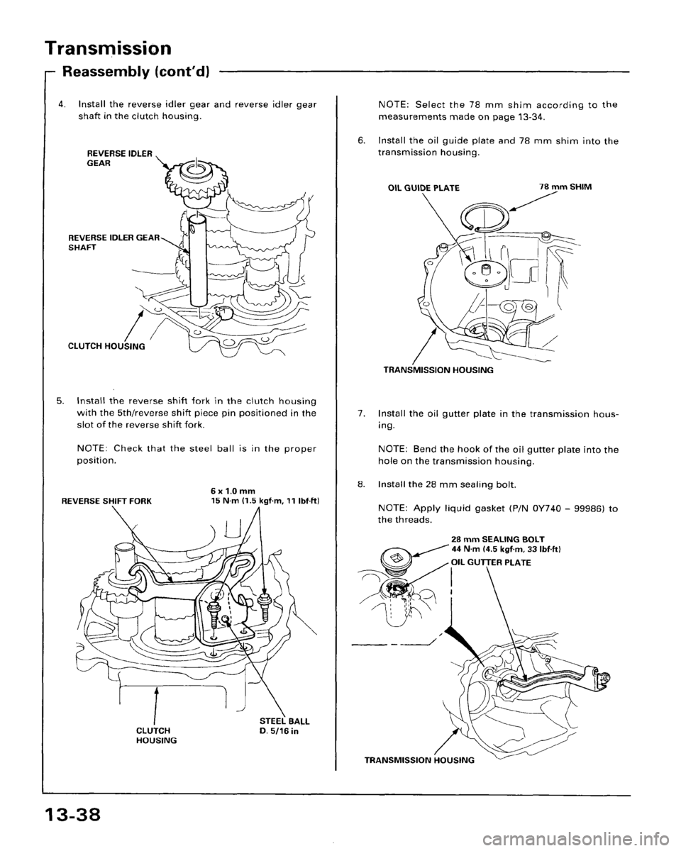 HONDA ACCORD 1995  Service Repair Manual 