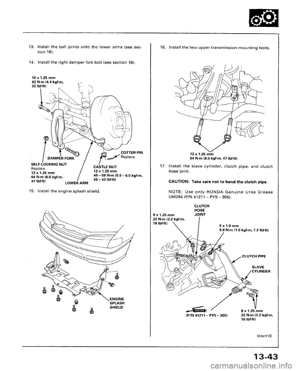 HONDA ACCORD 1995  Service Repair Manual 