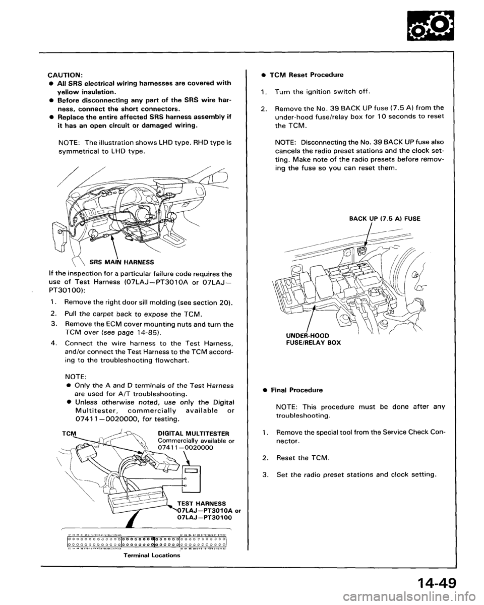 HONDA ACCORD 1995  Service Repair Manual 
