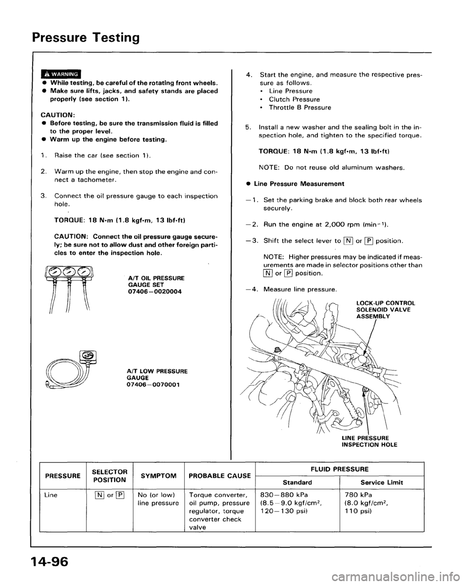 HONDA ACCORD 1995  Service Repair Manual 