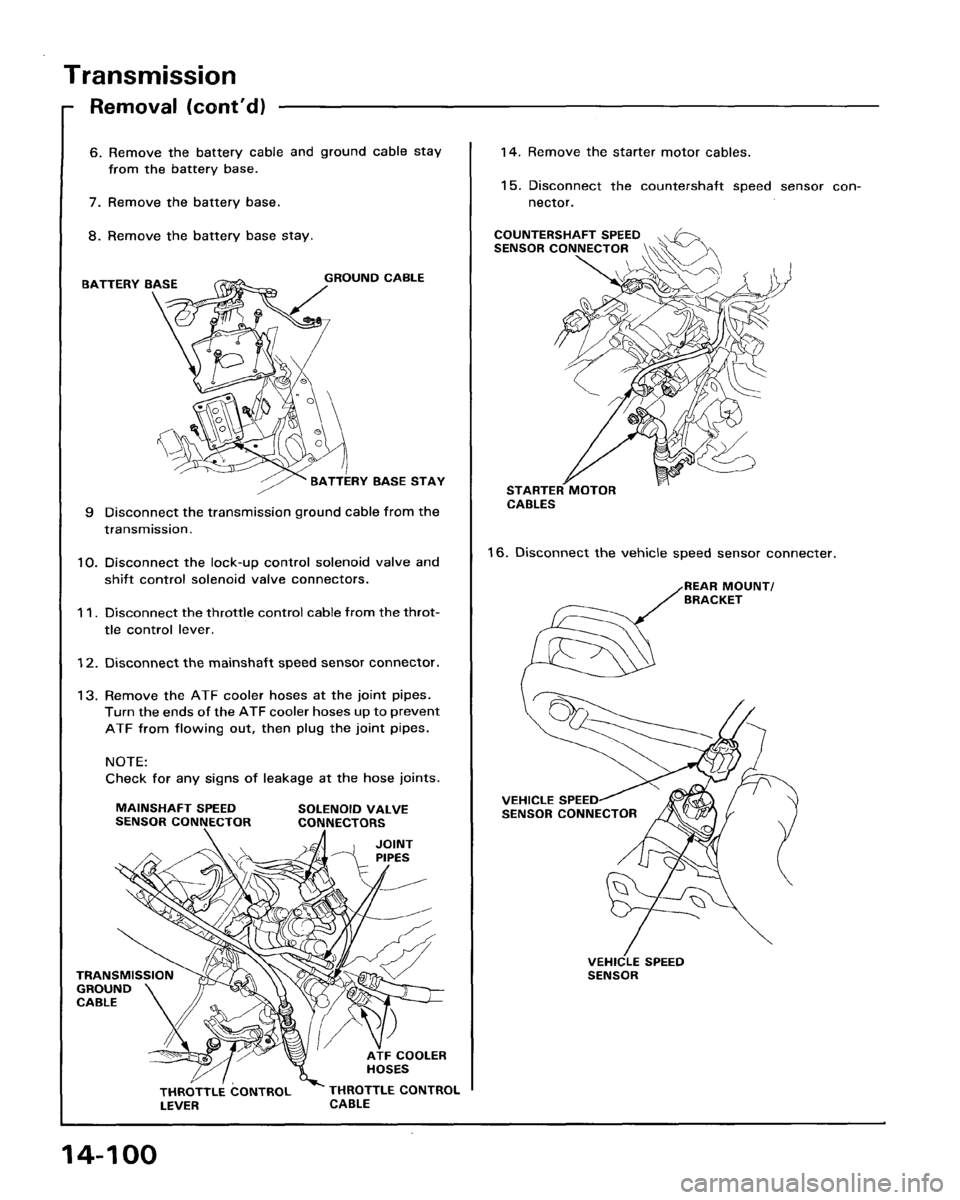 HONDA ACCORD 1995  Service Repair Manual 