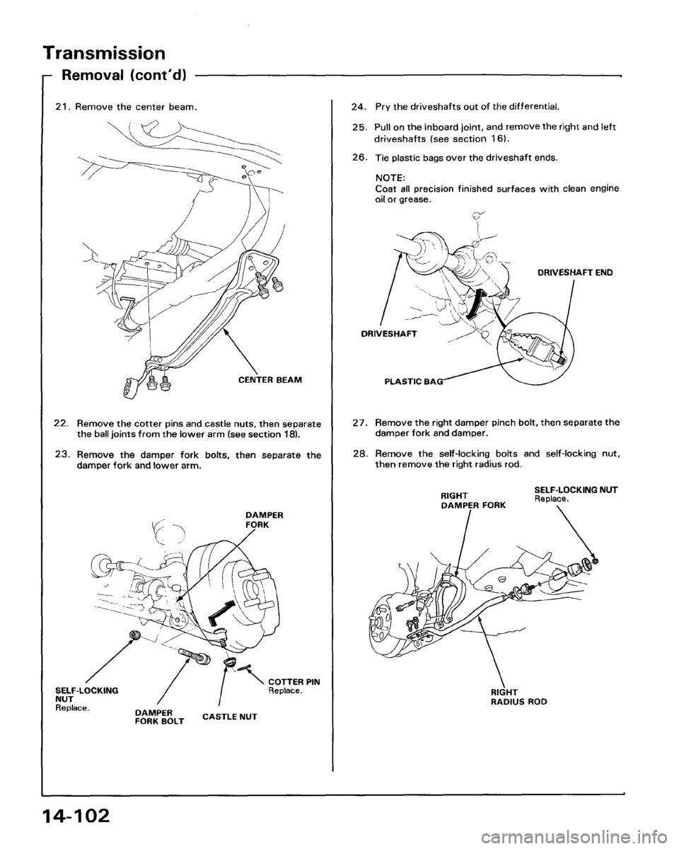 HONDA ACCORD 1995  Service Repair Manual 