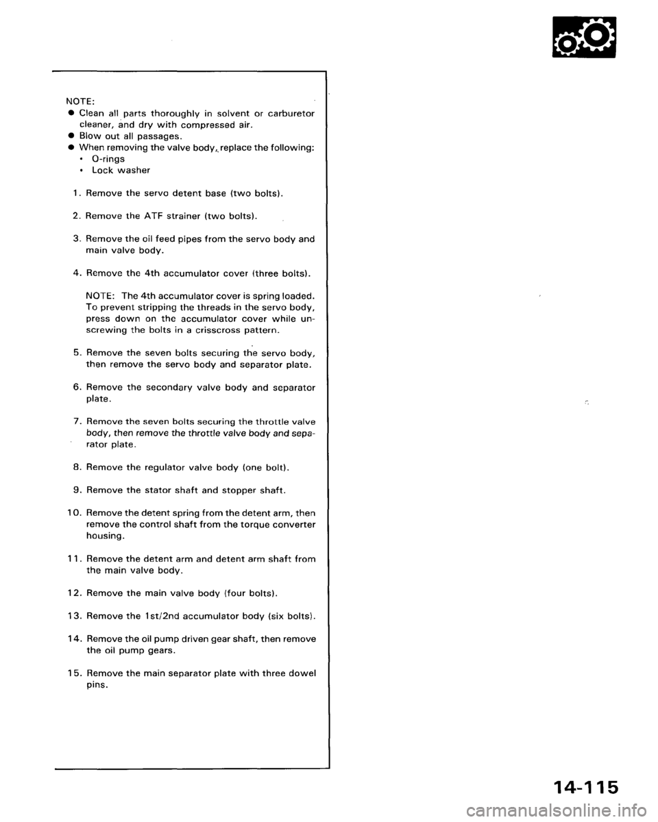 HONDA ACCORD 1995  Service Repair Manual 