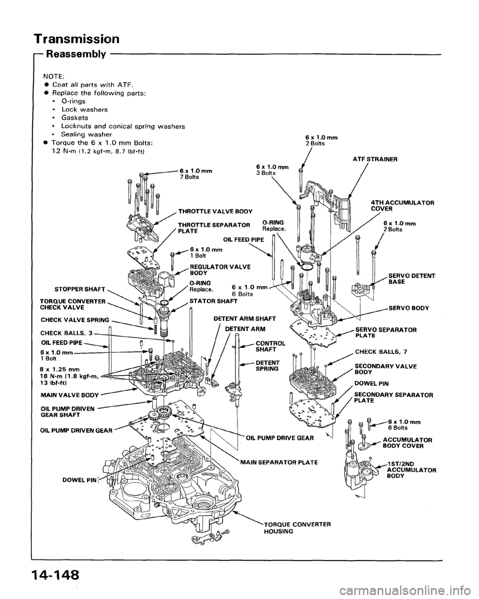 HONDA ACCORD 1995  Service Repair Manual 