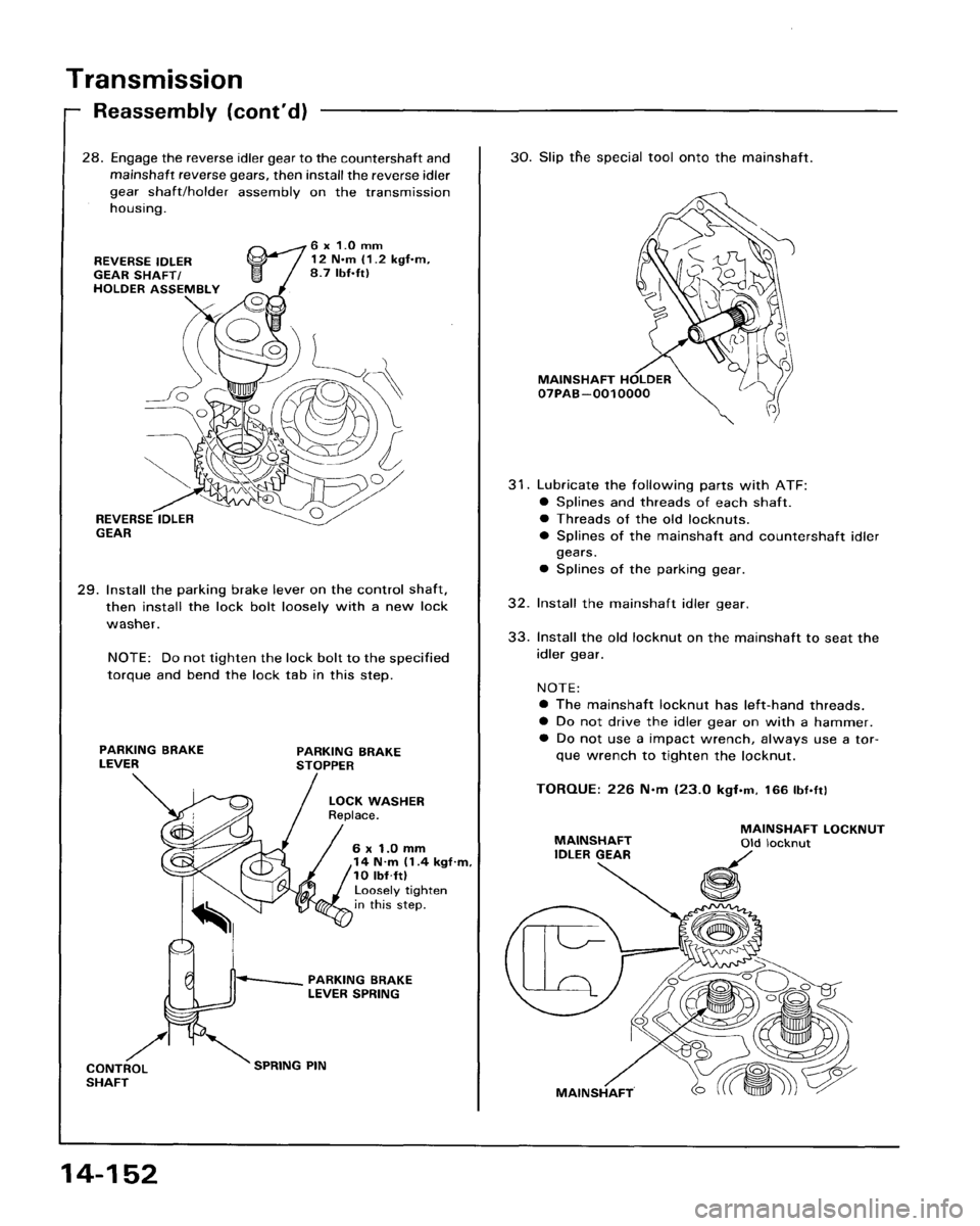 HONDA ACCORD 1995  Service Repair Manual 