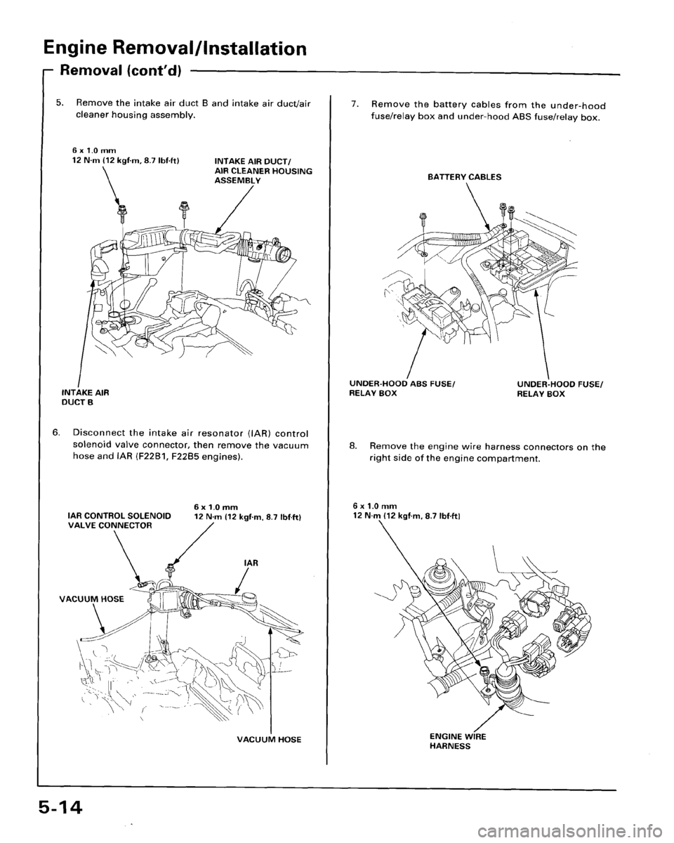 HONDA ACCORD 1995  Service Repair Manual 