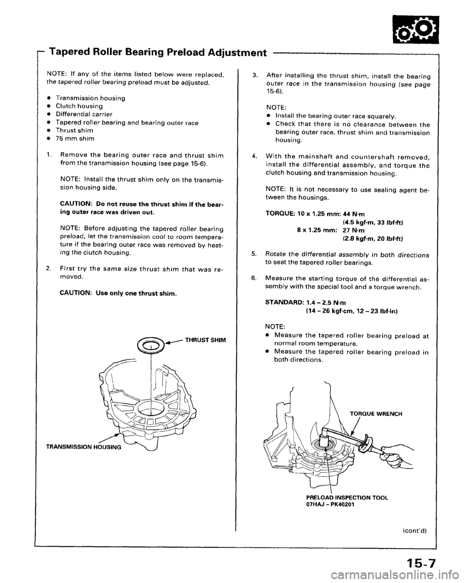 HONDA ACCORD 1995  Service Repair Manual 