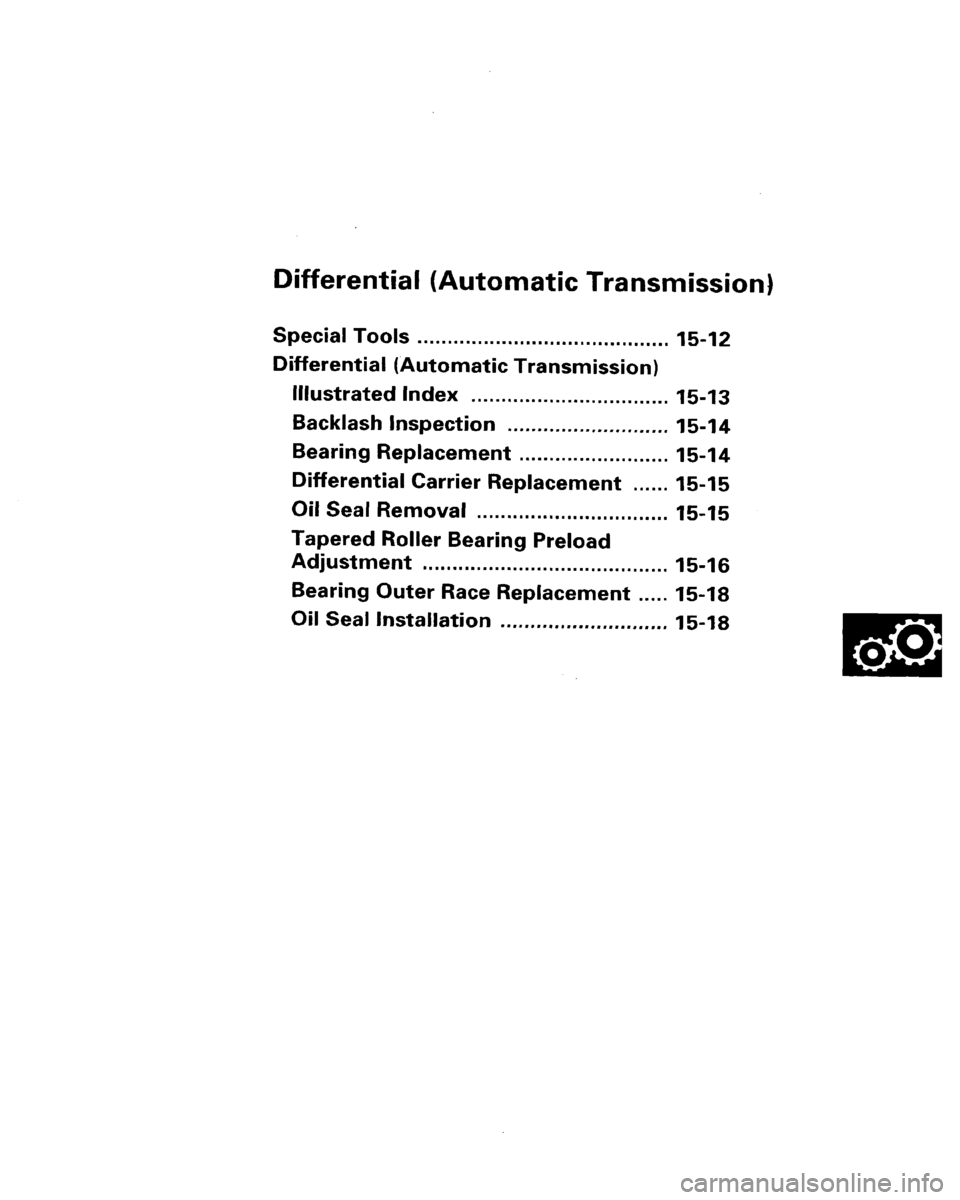 HONDA ACCORD 1995  Service Repair Manual 