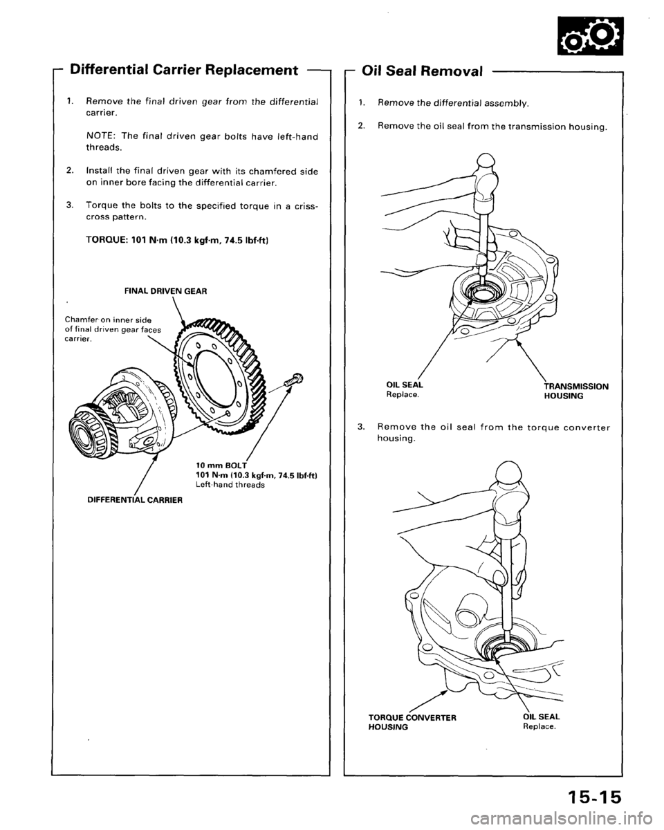 HONDA ACCORD 1995  Service Repair Manual 