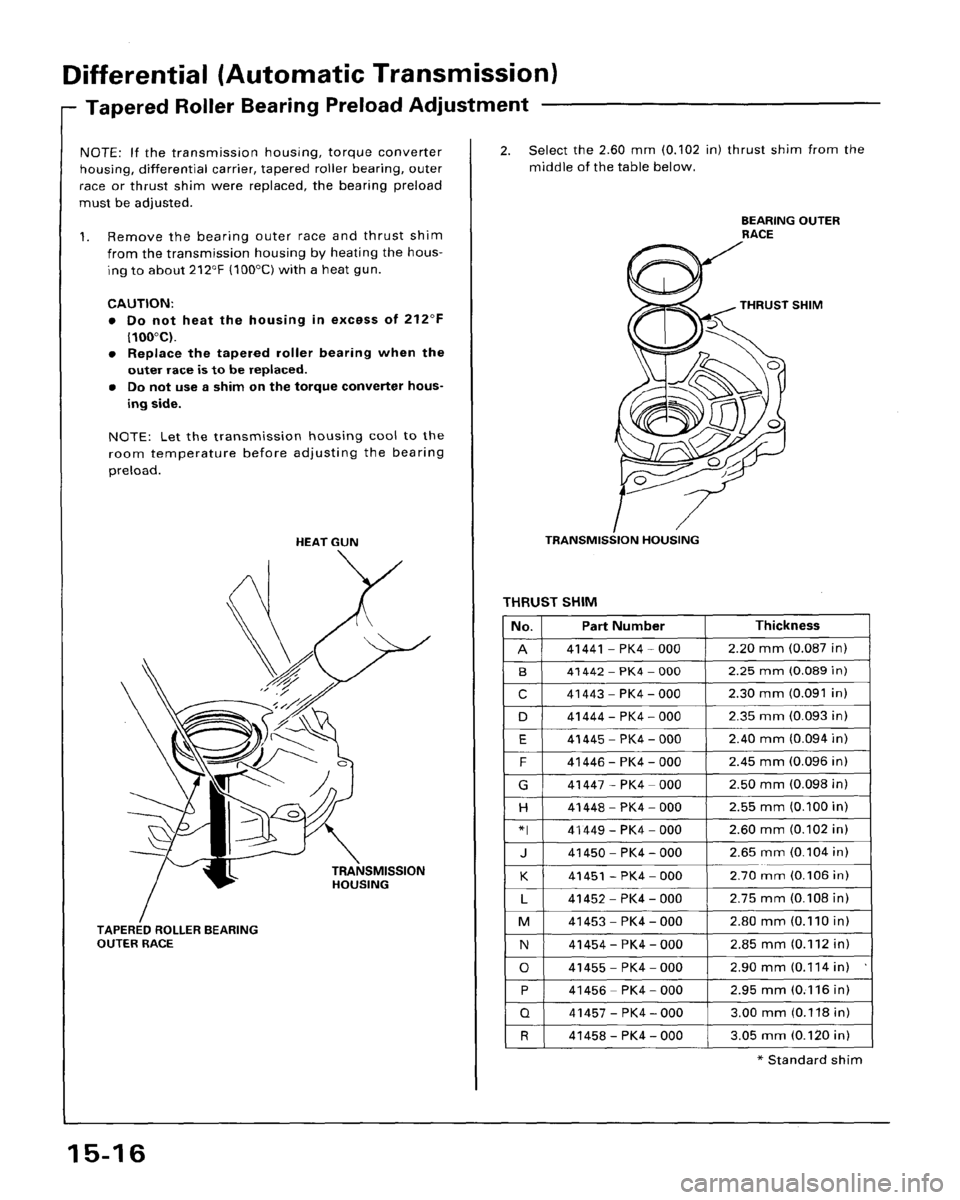 HONDA ACCORD 1995  Service Repair Manual 
