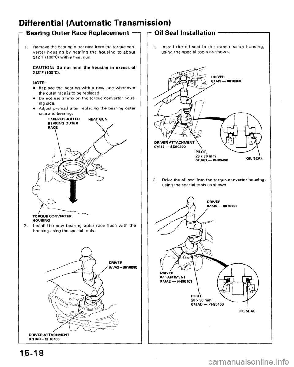 HONDA ACCORD 1995  Service Repair Manual 