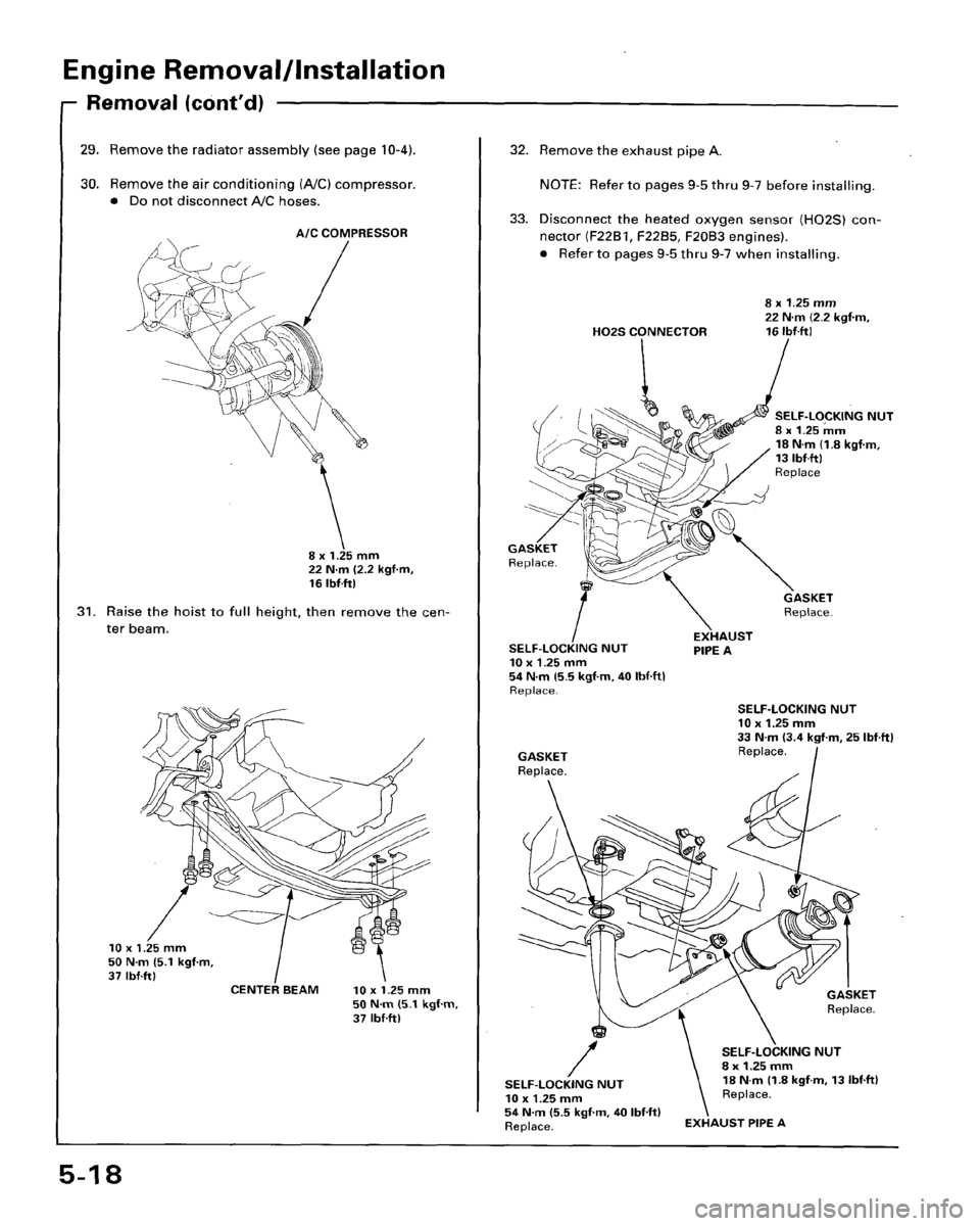 HONDA ACCORD 1995  Service Repair Manual 