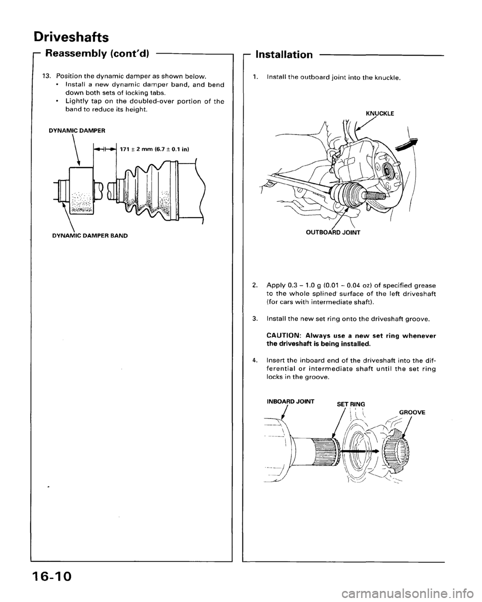 HONDA ACCORD 1995  Service Repair Manual 