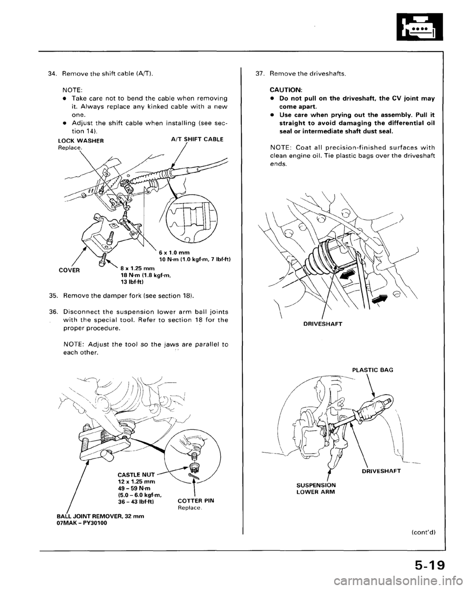 HONDA ACCORD 1995  Service Repair Manual 
