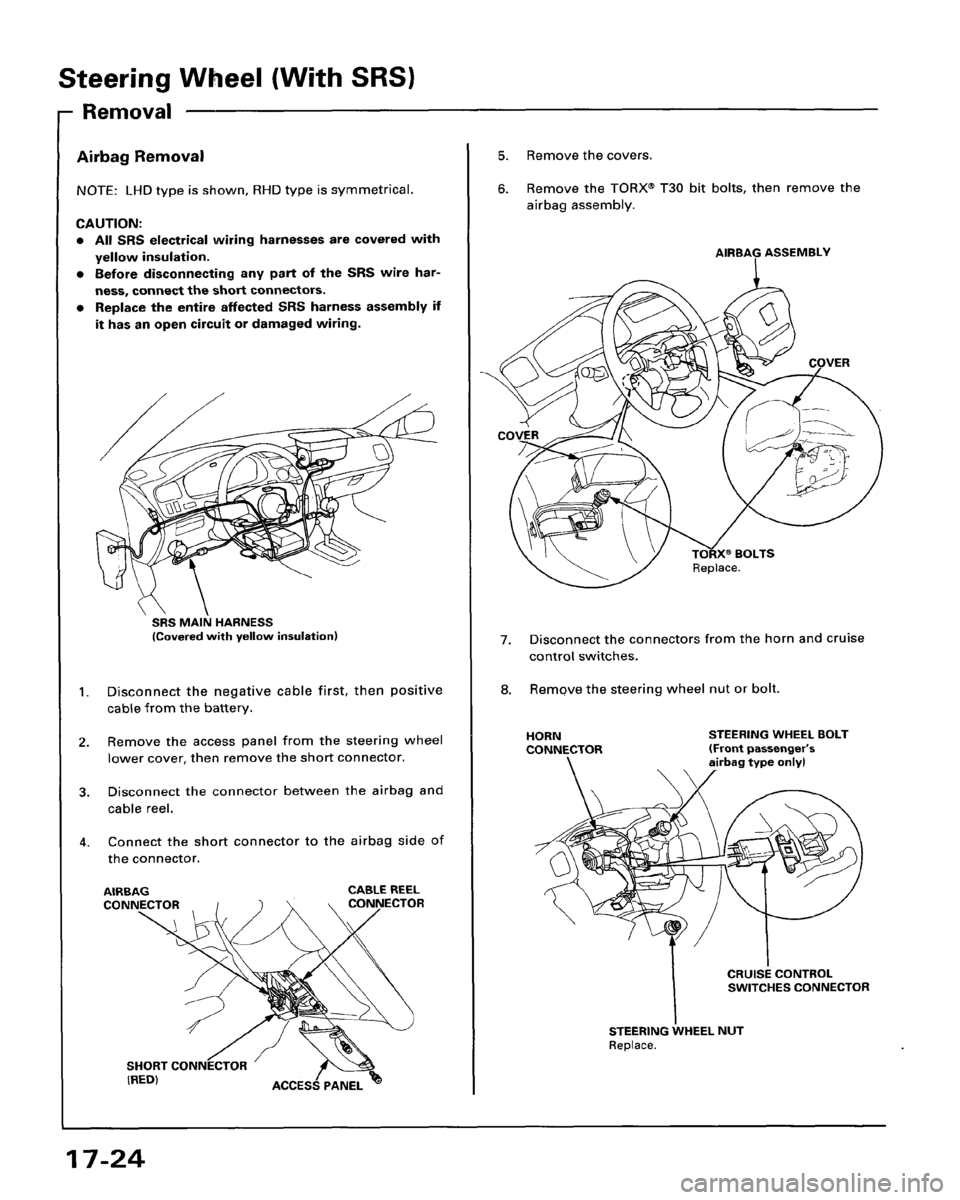 HONDA ACCORD 1995  Service Repair Manual 