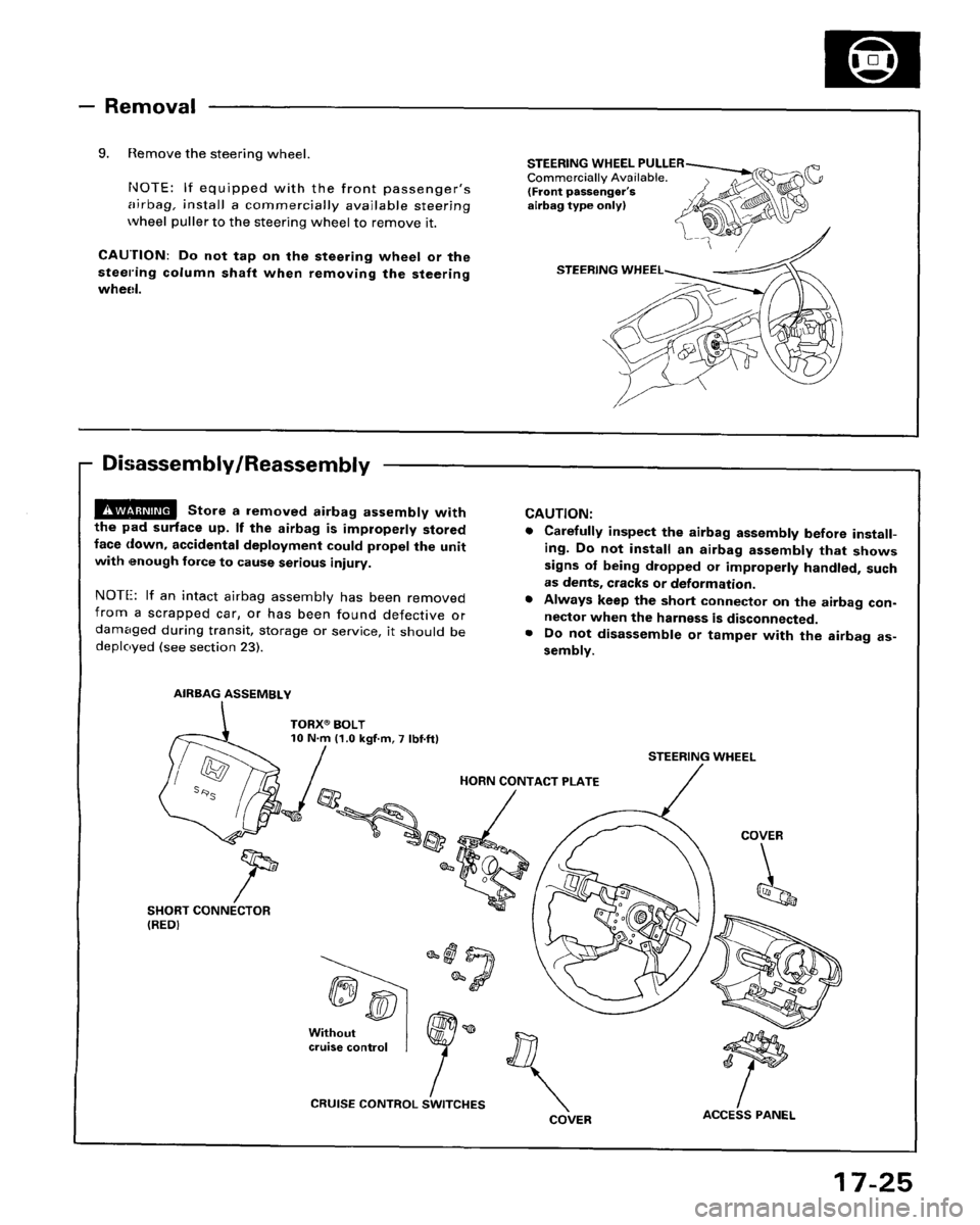 HONDA ACCORD 1995  Service Repair Manual 