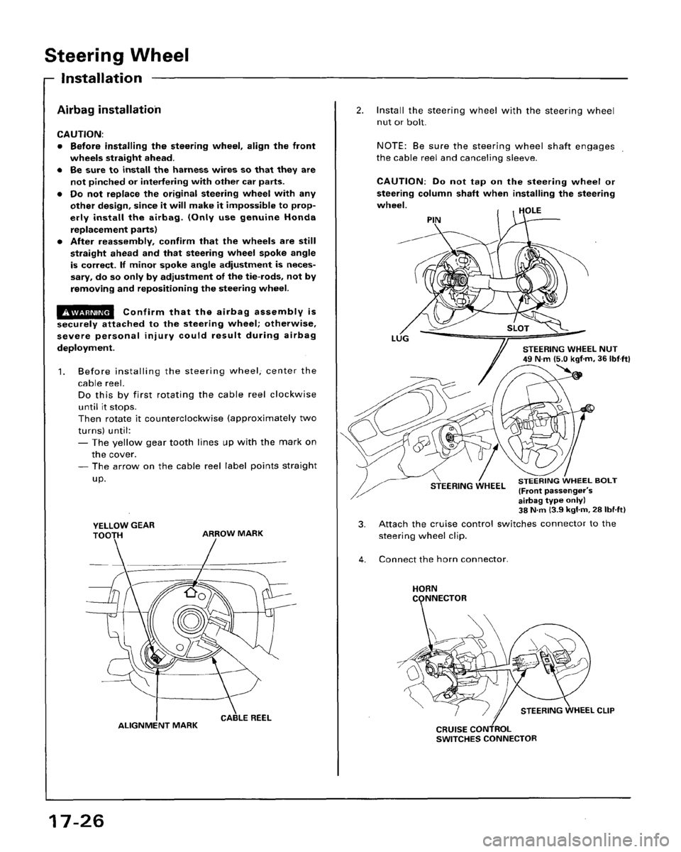 HONDA ACCORD 1995  Service Repair Manual 