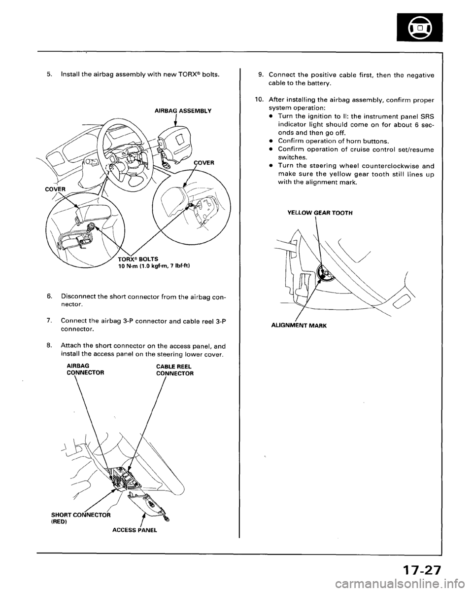 HONDA ACCORD 1995  Service Repair Manual 