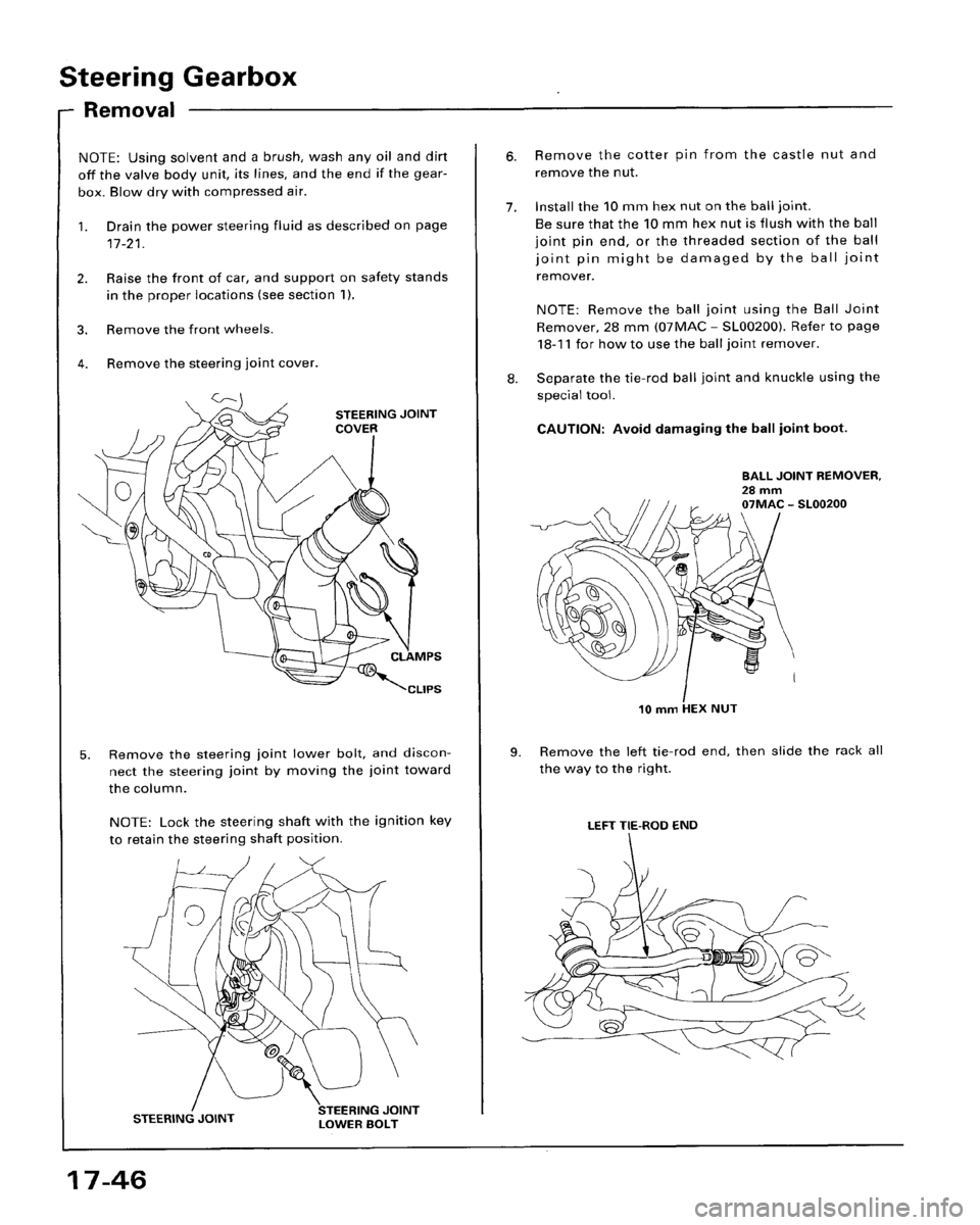 HONDA ACCORD 1995  Service Repair Manual 
