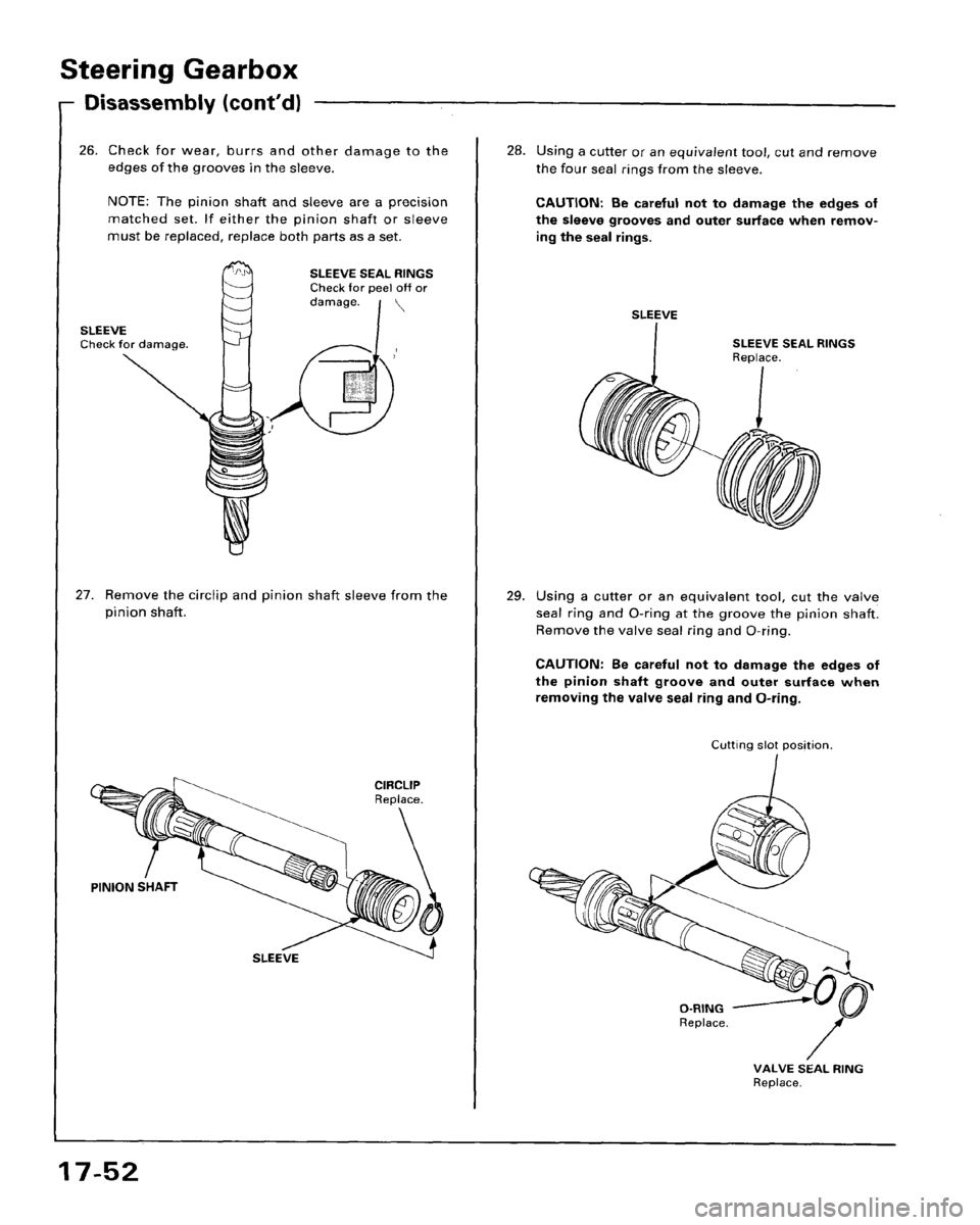 HONDA ACCORD 1995  Service Repair Manual 