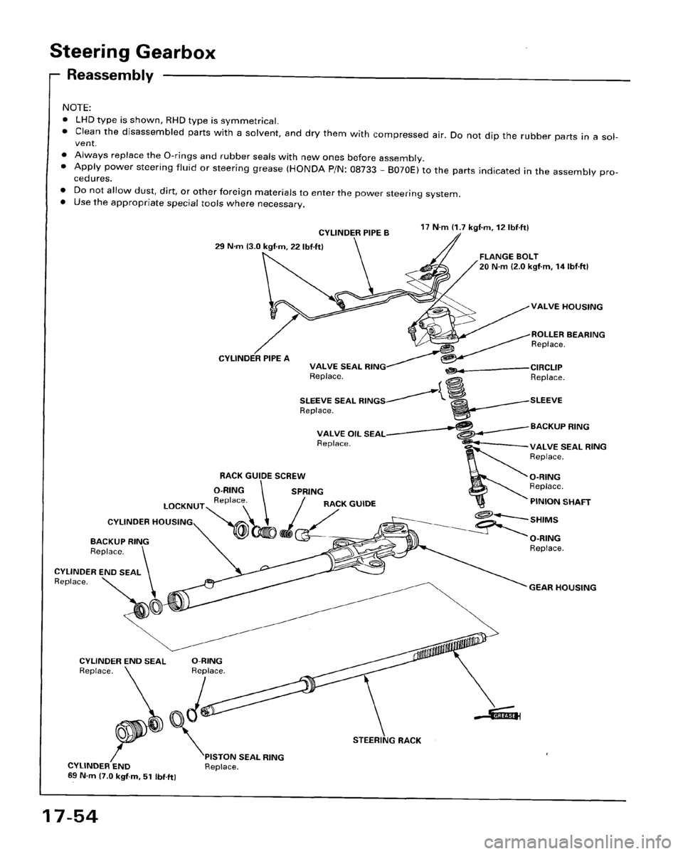 HONDA ACCORD 1995  Service Repair Manual 